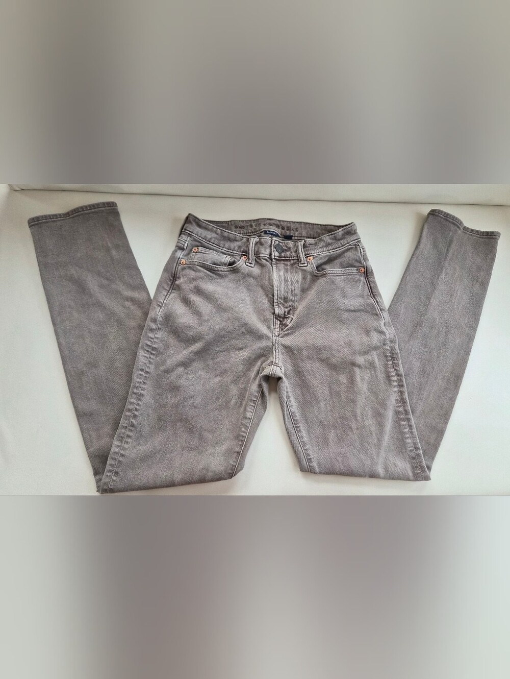 American Eagle Outfitters - Men's Taupe Brown Slim Jeans, Size 28 X 34
